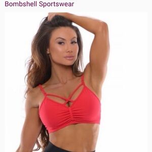 Bombshell Sportswear Vibrant Red Bra
